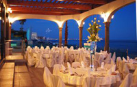 Restaurant in Spanien am Strand